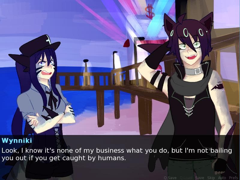 Otomeru (Shark-People "Dating" VN) screenshot 3