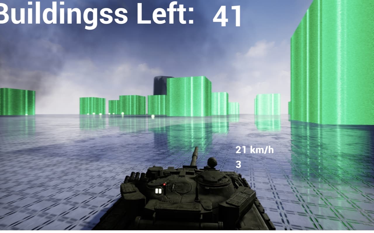 Destructive Tank Simulator Game screenshot 2