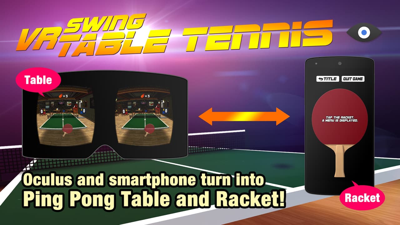 VR Swing Table Tennis Oculus screenshot 2