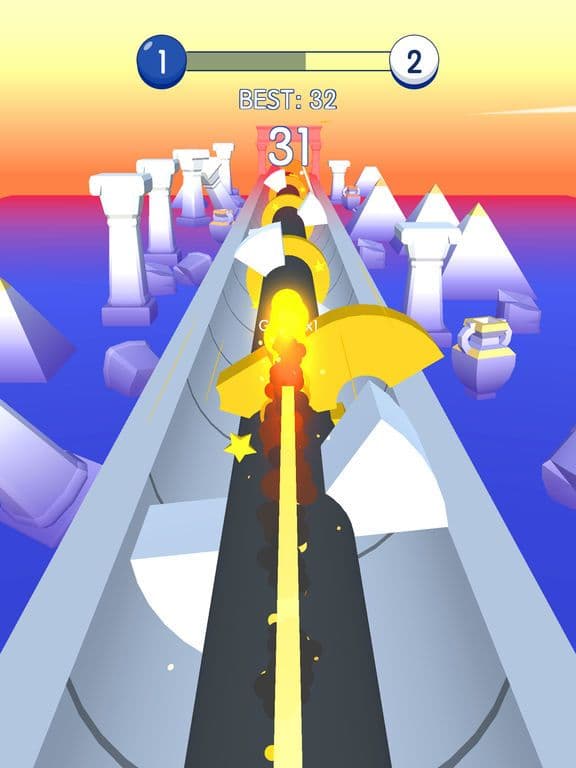 Smash Road - Color Ball Run 3D screenshot 2