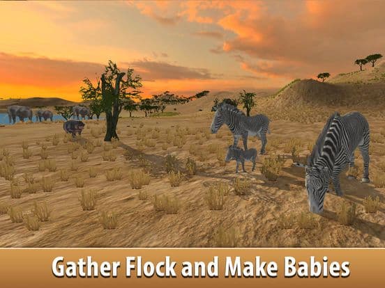Zebra Simulator 3D - African Horse Survival screenshot 3