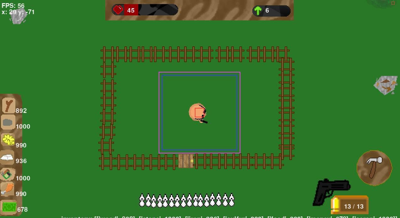 Zed survival game screenshot 2