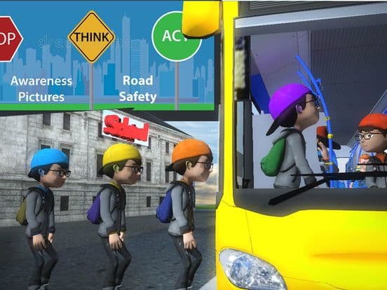 Crazy School Bus Driver 2018 screenshot 3