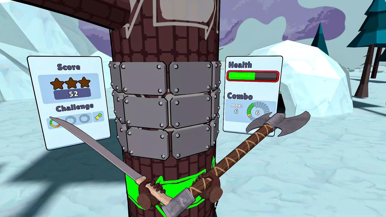 Timberman VR - grab an axe, chop trees, beat records! screenshot 5
