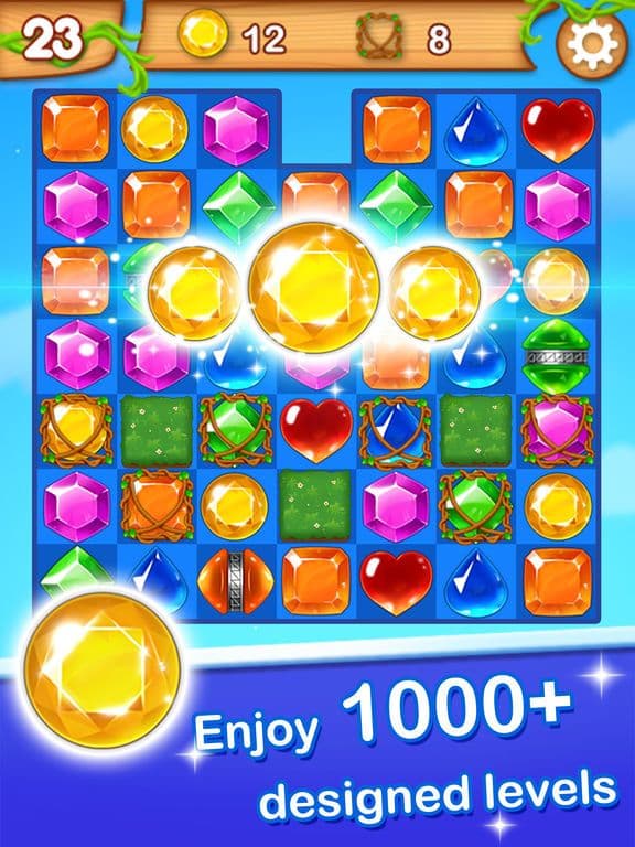 Gems & Jewels - Match 3 Games