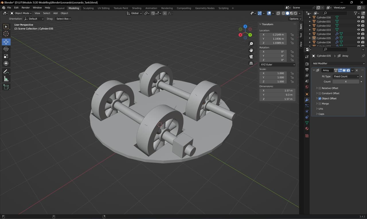 Leonardos Fighting Vehicle - by Claudiu Iarca screenshot 4