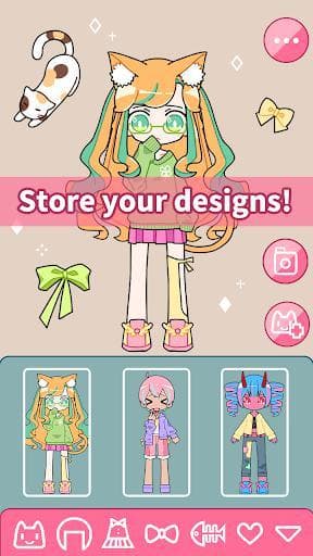 Cute Girl Avatar Maker - Cute Avatar Creator Game screenshot 3