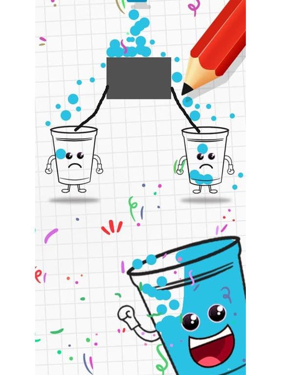 Happy Water Glass: Brain Game screenshot 2