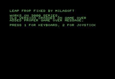 Leap Frog (Fixed) for Commodore PET screenshot 2