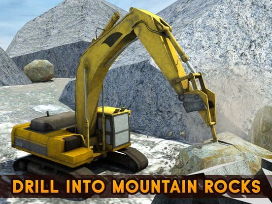 Big Rig Excavator Crane Operator & Offroad Mining Dump Truck Simulator Game screenshot 5