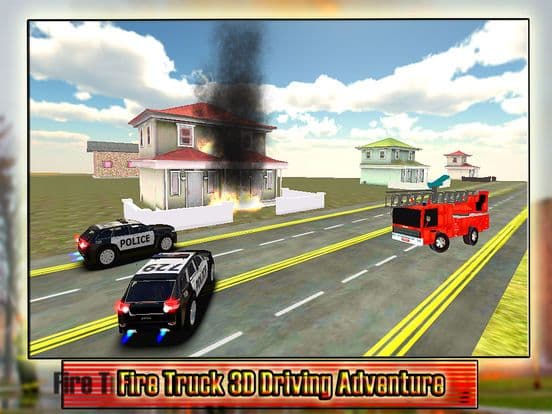 Fire Truck Driving 2016 Adventure – Real Firefighter Simulator with Emergency Parking and Fire Brigade Sirens screenshot 4