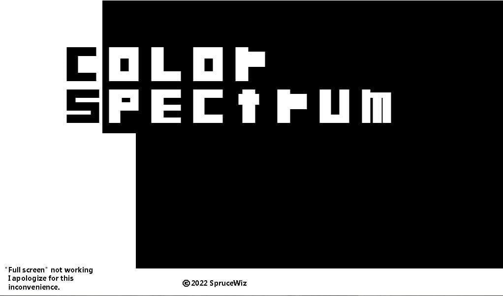 Color spectrum (game jam demo) screenshot 2