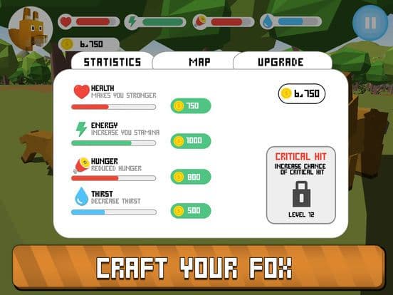 Blocky Fox Craft Simulator 3D