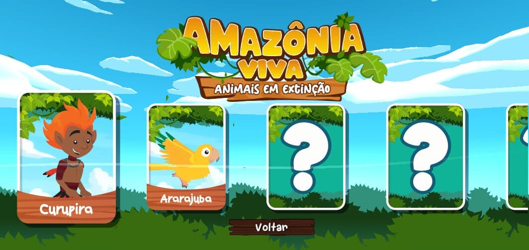 Amazônia Viva Game: animais em extinção screenshot 3