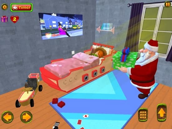 Santa Christmas Infinite Track screenshot 6