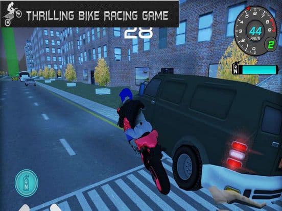 Night Fast Motorcycle RideCITY screenshot 3