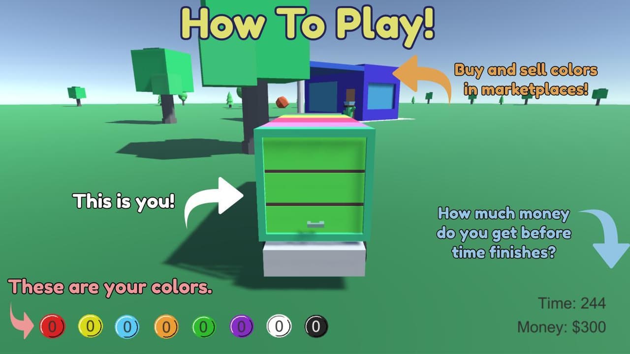 Color Selling Truck Simulator