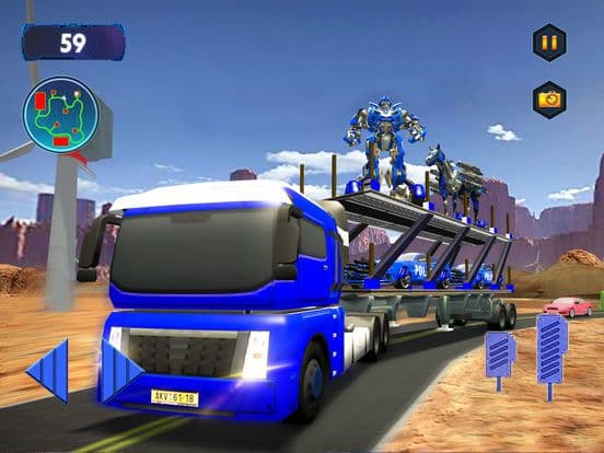 Police Transporter Truck Games
