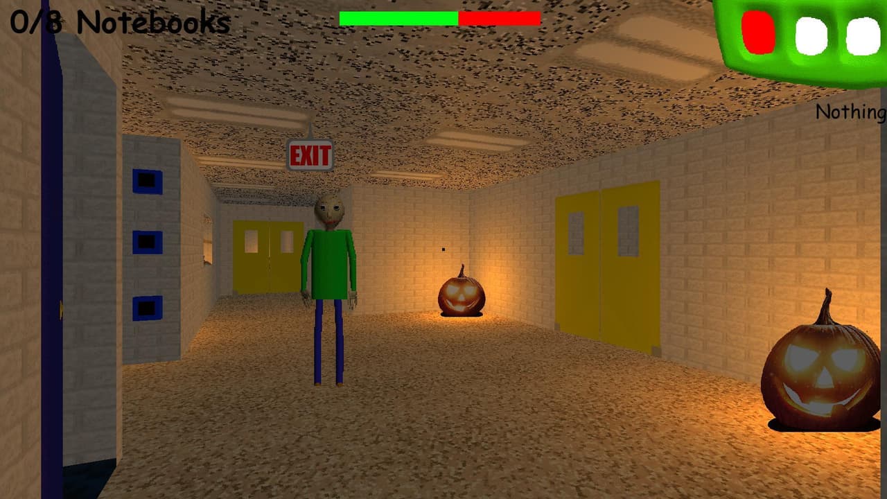 Baldis basic in halloween party screenshot 2