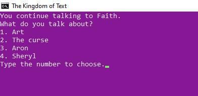 Kingdom Of Text (Batch File Game) screenshot 4