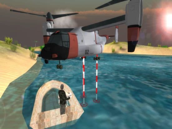 Airplane Helicopter Osprey Rescue screenshot 3