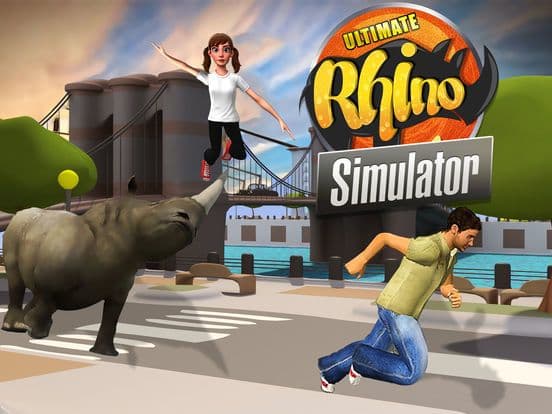 Ultimate Rhino Simulator - Animal Survival games screenshot 3