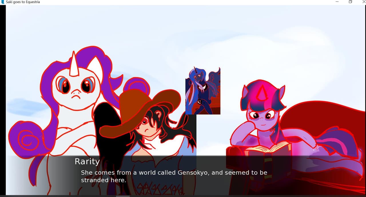 Saki goes to Equestria screenshot 5