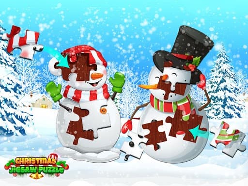 Christmas Jigsaw Puzzle - Crazy Fun Games screenshot 3