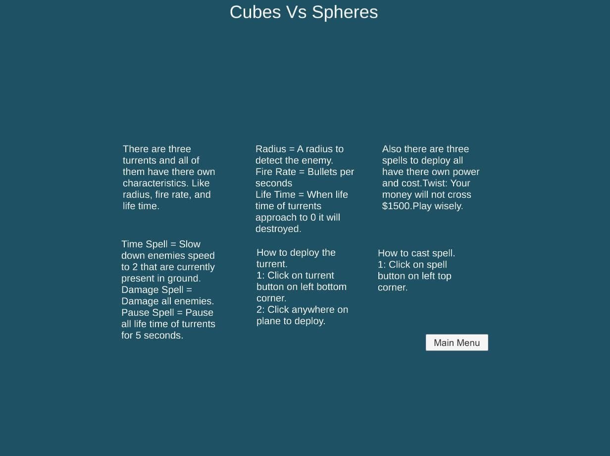 Cubes Vs Spheres (TDG) screenshot 4