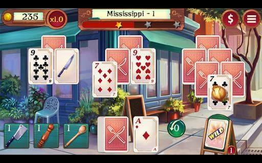 Chef Solitaire: USA TriPeaks