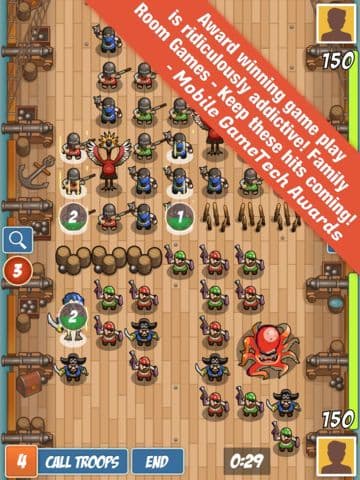 War Games: Pirates Versus Ninjas - A 2 player and Multiplayer Combat Game screenshot 2