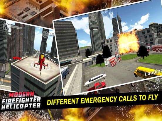 Modern Firefighter Helicopter screenshot 4