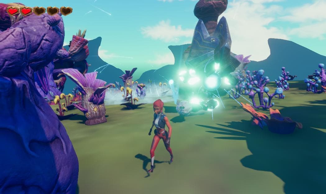 The Daunting Traveler 3D Alien Worlds
