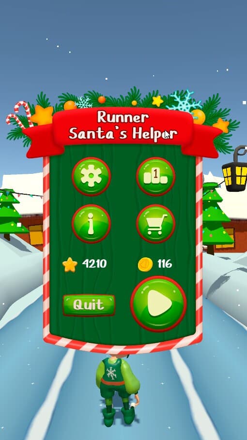 Running Santa Helper (Snnagor)