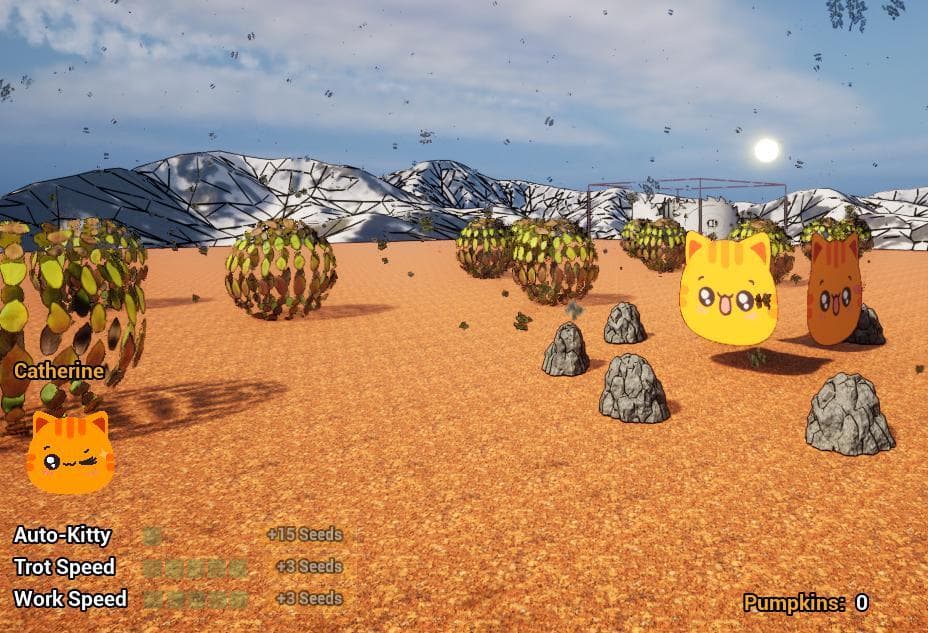 Untitled Cat Pumpkin Harvesting Game screenshot 2
