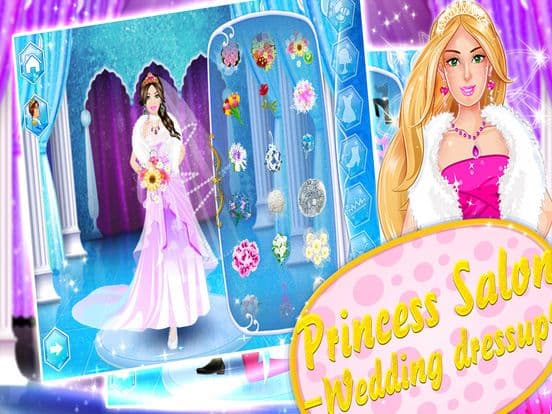 Princess Salon-Wedding dressup4 screenshot 3