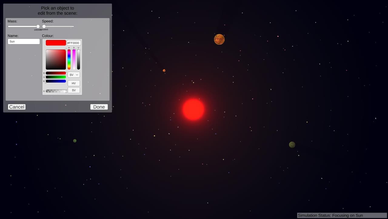 Orbital Mechanics Simulator