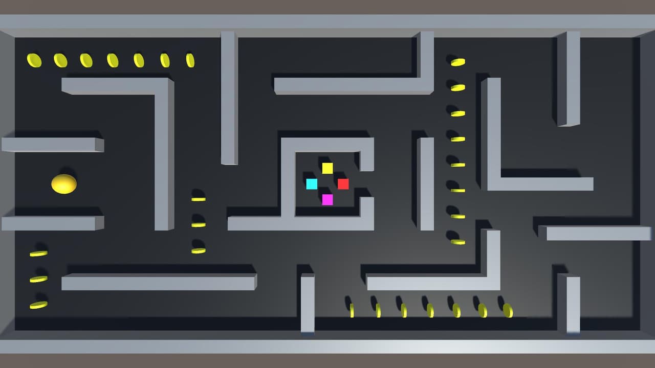 Pac-Man 3D (test game) screenshot 2