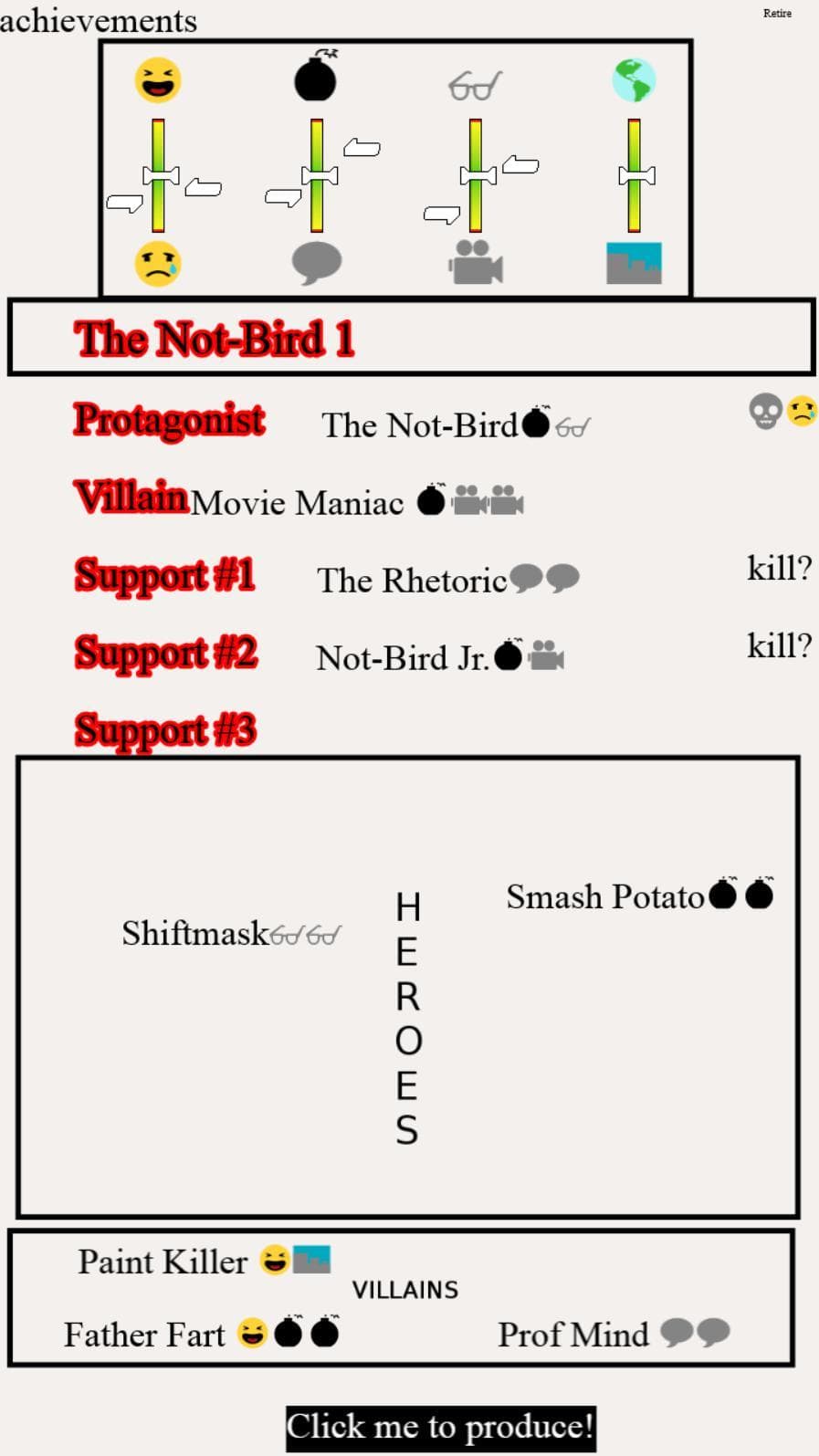 Superhero Movie Universe Simulator