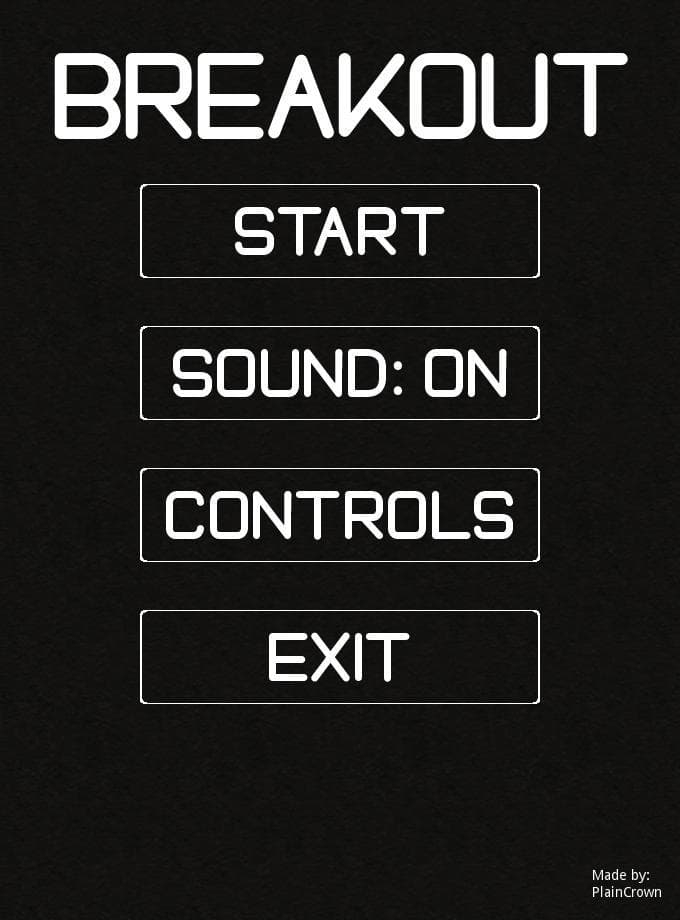 Breakout (itch) (PlainCrown) screenshot 2