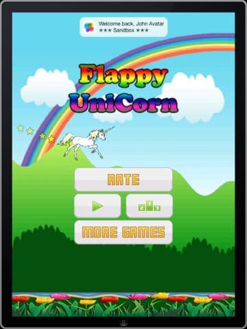 Flappy Unicorn (Very Easy) screenshot 3