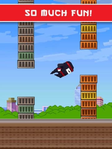 Jumpy Spring Ninja - jump, dodge, & circle! screenshot 4