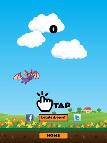 Flappy Fruit Bat Free screenshot 3