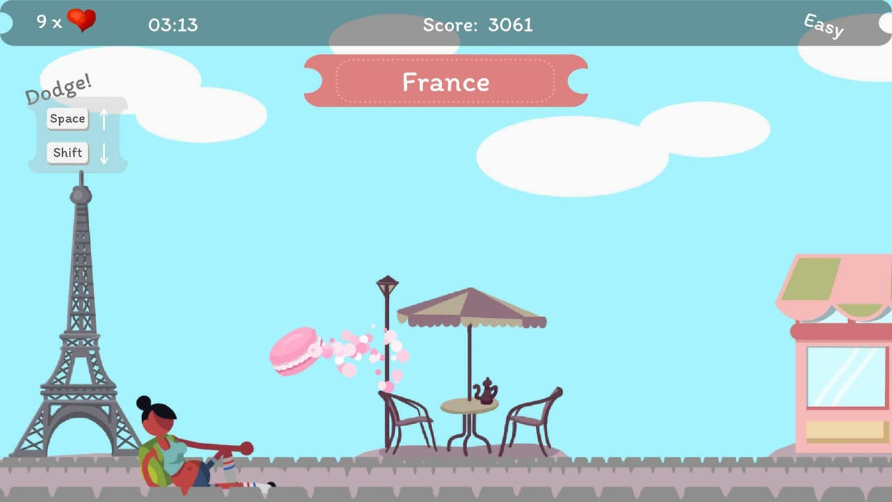 Exploring Borders - Tourist Runner screenshot 2