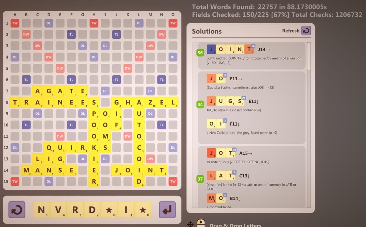 Scrabble Solver