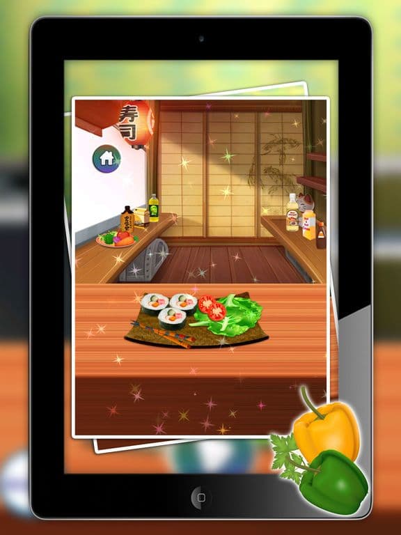 Sushi with Brown Rice Recipe For Beginner - Master Chef Cooking Time To Make Sushi Rice Rolls Game screenshot 2