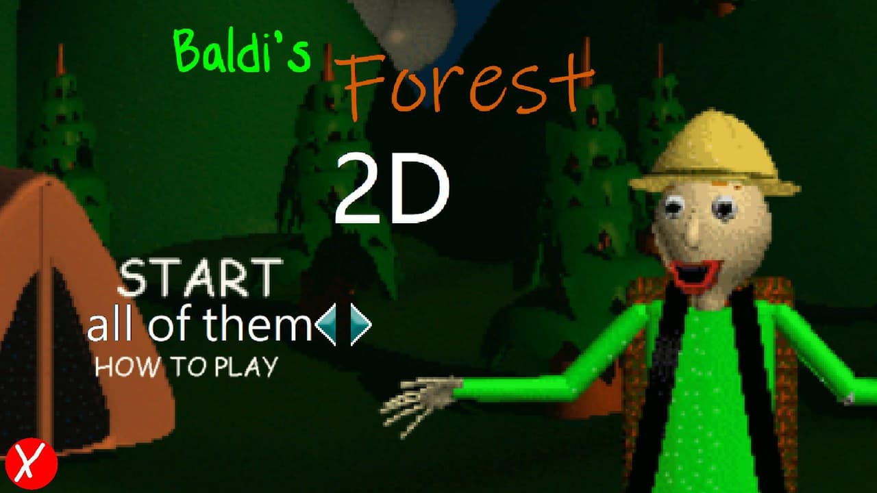 Baldis forest 2D