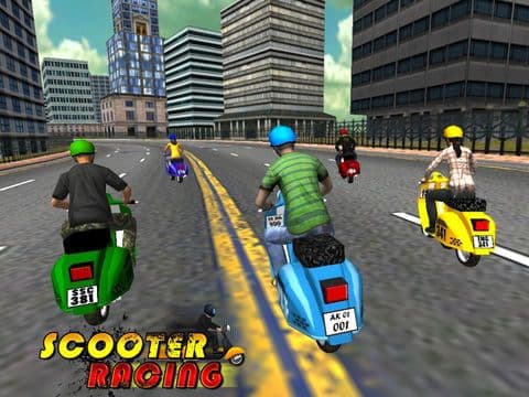 Scooter Racing ( 3D Bike Racing Games ) screenshot 2