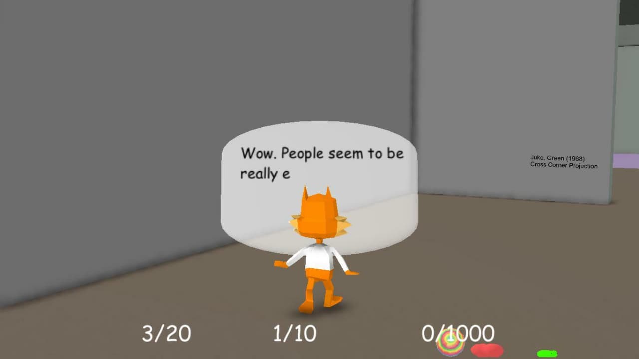 Bubsy 3D: Bubsy Visits the James Turrell Retrospective screenshot 4