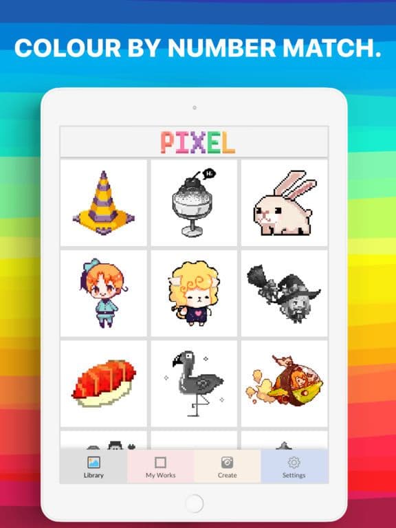 Colour by Numbers: Pixel